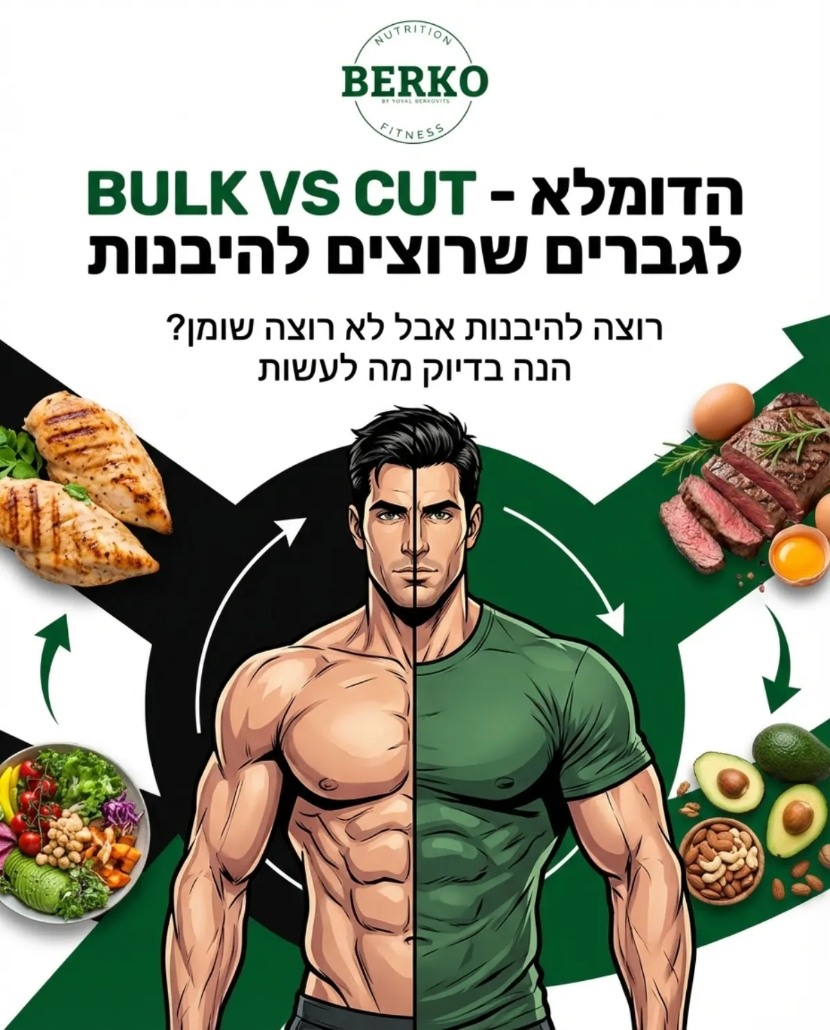 בנייה מול חיטוב - מדריך לגברים